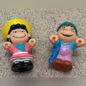Vintage Peanuts Charlie Brown Lucy Linus McDonalds 1989 Toys PVC Figures